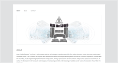 Desktop Screenshot of freethesound.com